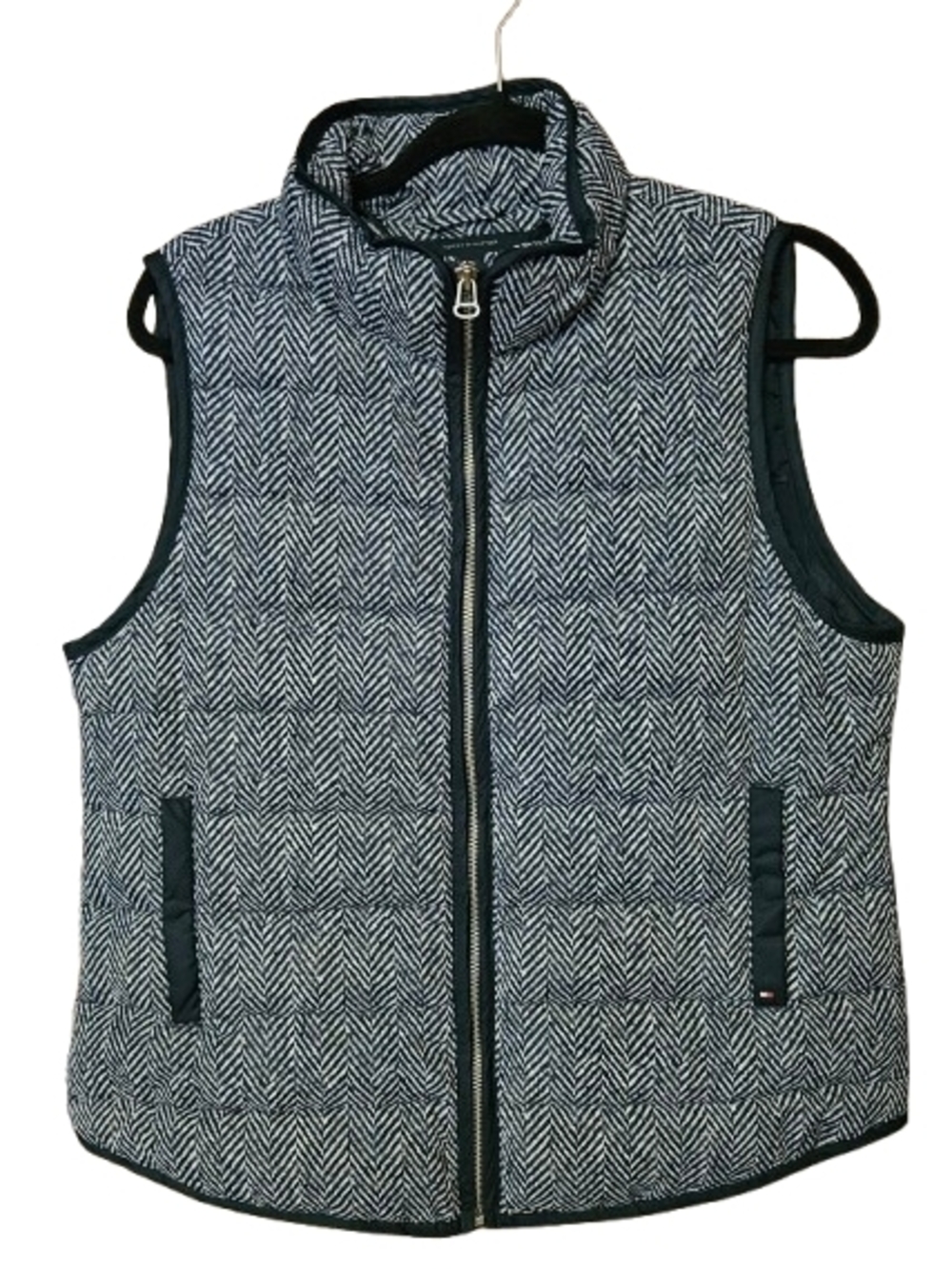 NWOT Tommy Hilfiger Quilted Herringbone Puffer Vest
